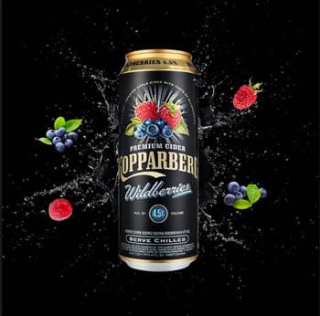 Kopparberg Wildberries en Bodecall
