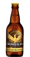 Cerveza belga de abadía Grimbergen Blonde