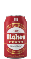 Cerveza Mahou 5 Estrellas lata